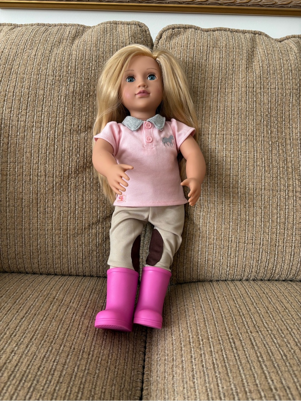 Our Generation Tamera with Outfit 18” Posable Horseback Riding Doll Blond